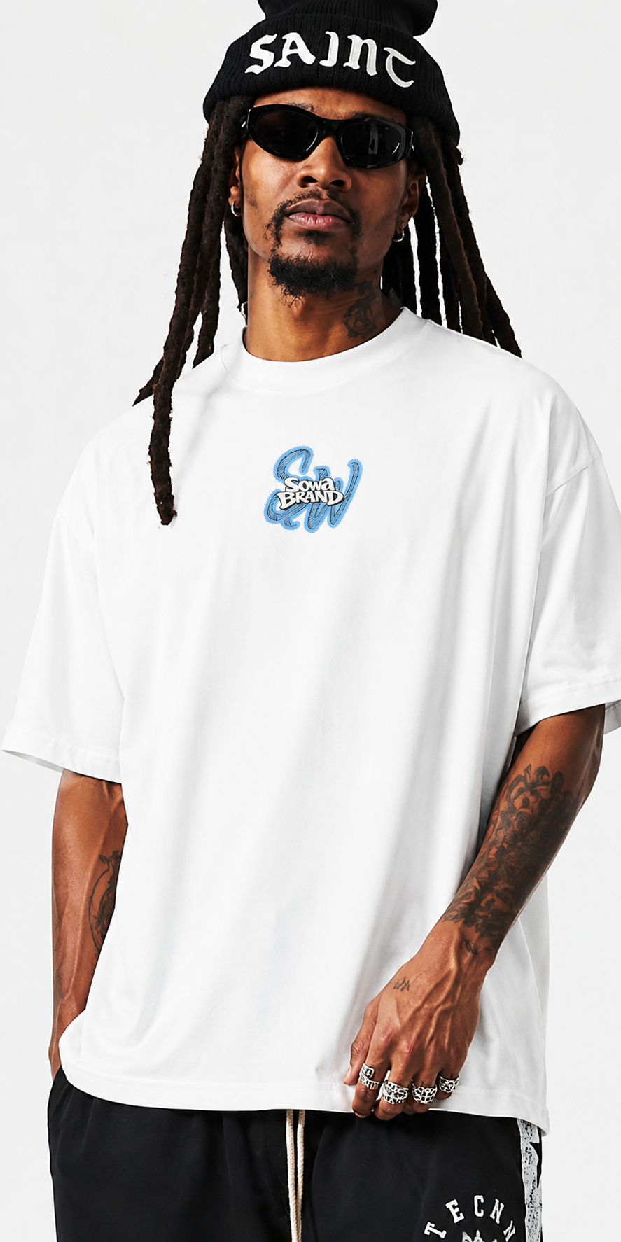 SW White Oversize Tee