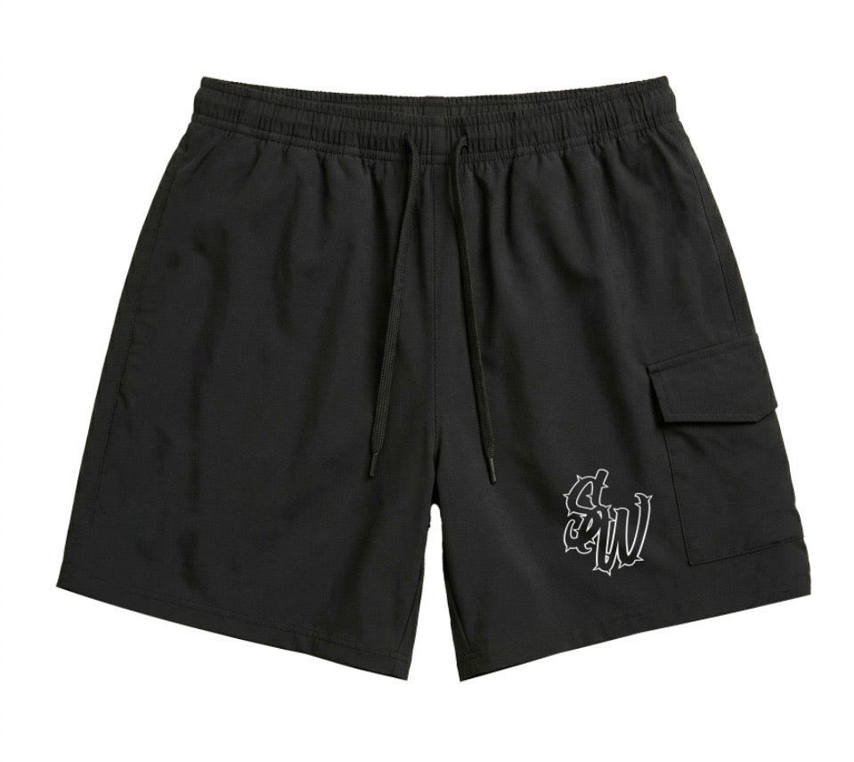 SW Thorn Black Shorts