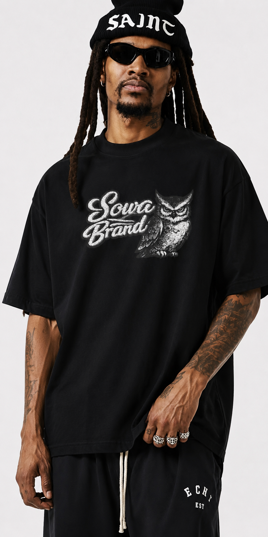 Sowa Night Watch Oversize Tee