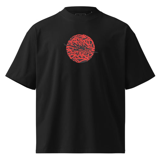 Sowa Red Eclipse Oversize Tee