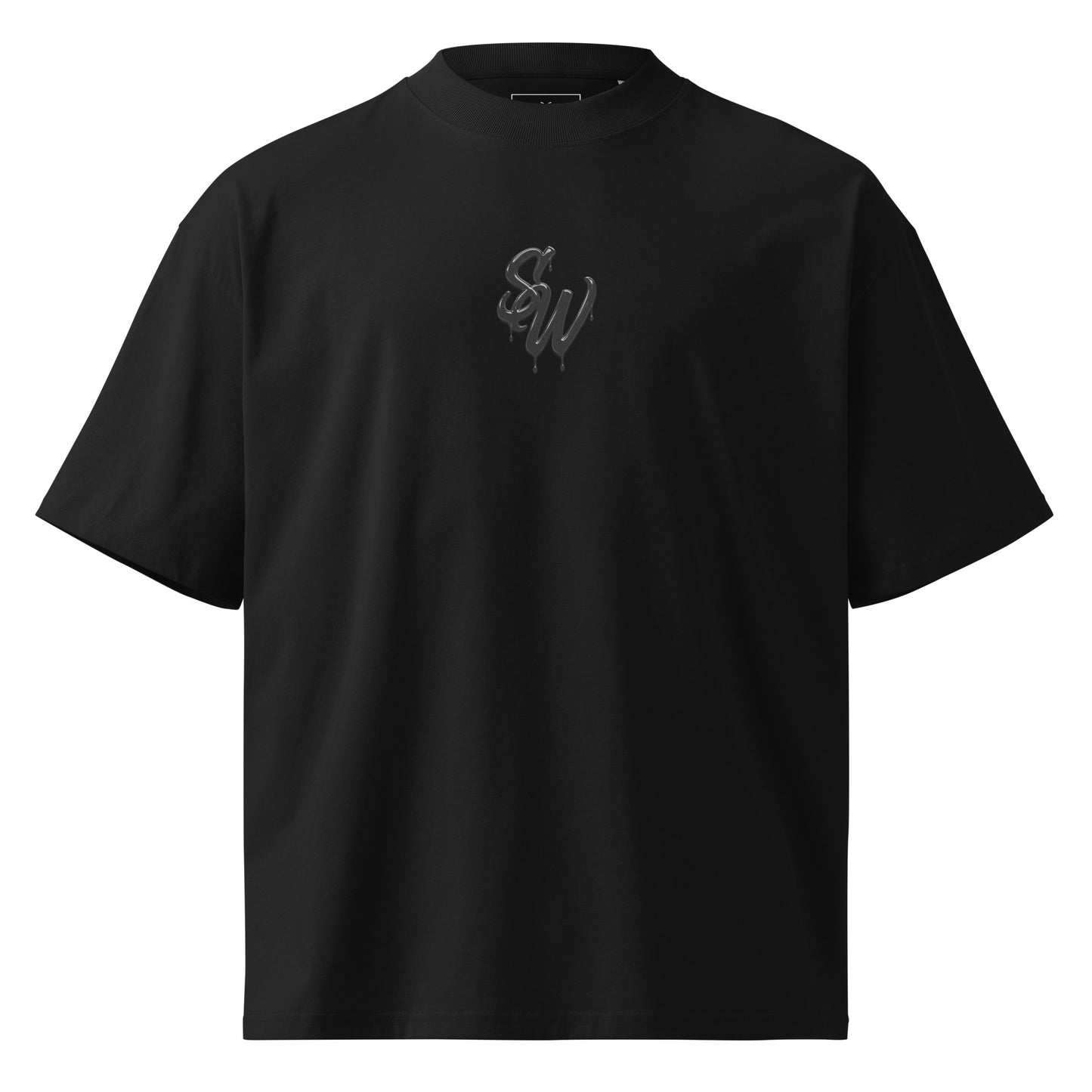 Sw Black Drip Oversize Tee